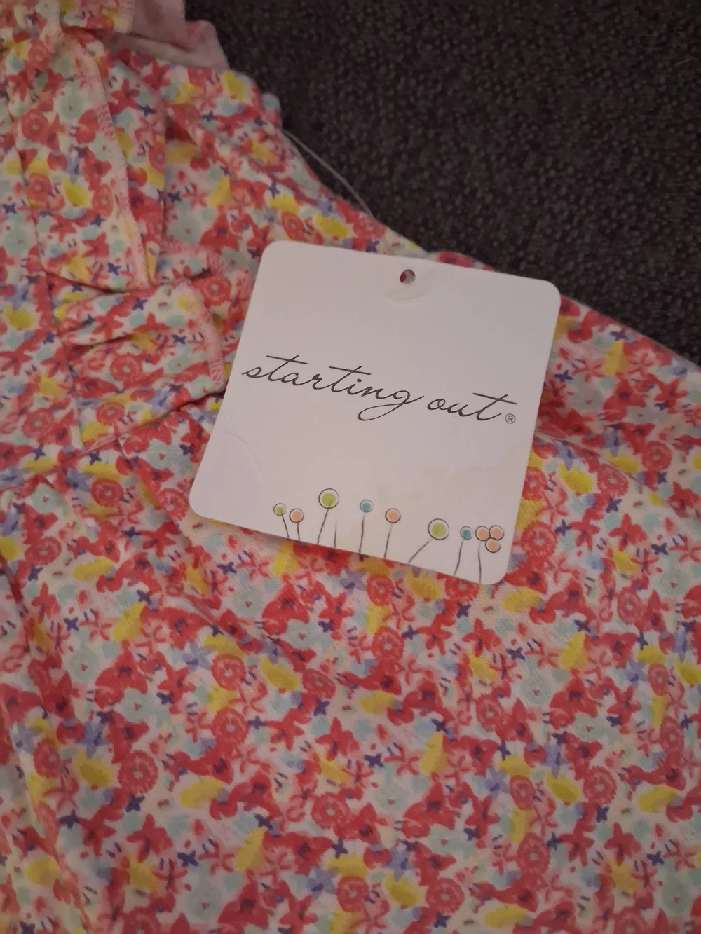 Starting Out Multicolor Floral Baby Tunic & Leggings Set